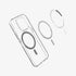 ACS03210 - iPhone 13 Pro Max Case Ultra Hybrid Mag Safe Compatible in white showing the back
